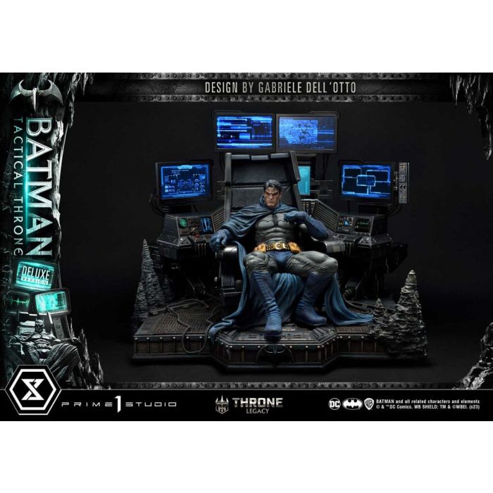 DC Comics Throne Legacy Collection Statue 1/3 Batman Tactical Throne Deluxe Bonus Version 57 cm