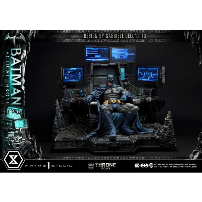DC Comics Throne Legacy Collection Statue 1/3 Batman Tactical Throne Deluxe Bonus Version 57 cm