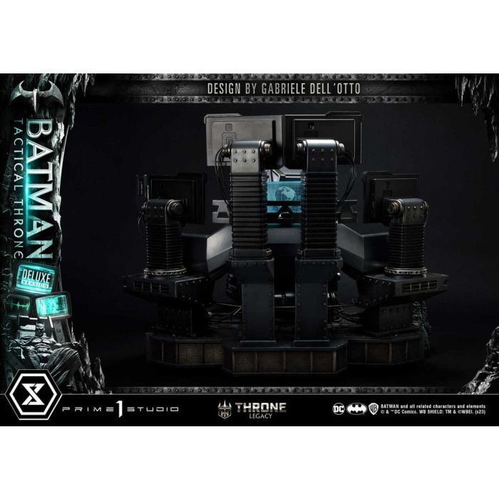 DC Comics Throne Legacy Collection Statue 1/3 Batman Tactical Throne Deluxe Bonus Version 57 cm