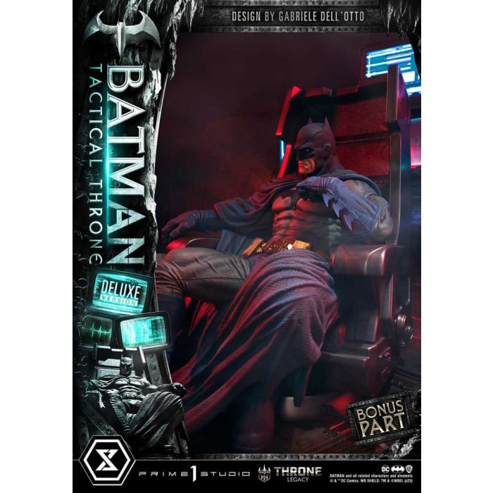 DC Comics Throne Legacy Collection Statue 1/3 Batman Tactical Throne Deluxe Bonus Version 57 cm