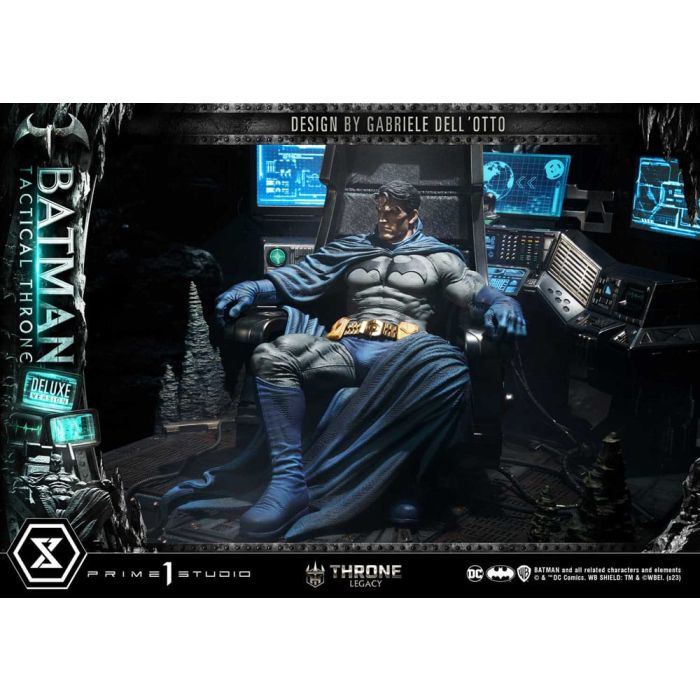 DC Comics Throne Legacy Collection Statue 1/3 Batman Tactical Throne Deluxe Bonus Version 57 cm