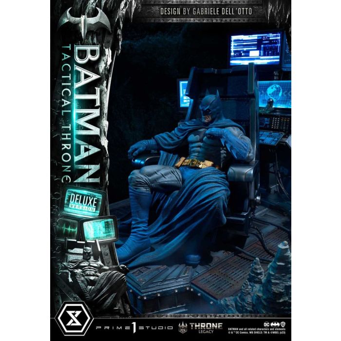 DC Comics Throne Legacy Collection Statue 1/3 Batman Tactical Throne Deluxe Bonus Version 57 cm