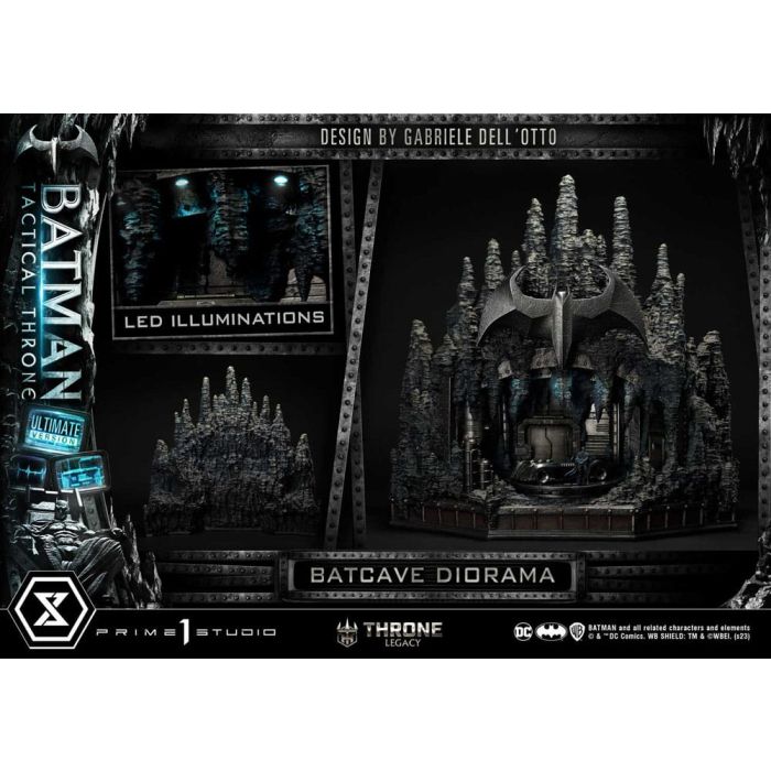 DC Comics Throne Legacy Collection Statue 1/3 Batman Tactical Throne Ultimate Version 57 cm