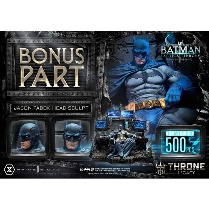 DC Comics Throne Legacy Collection Statue 1/3 Batman Tactical Throne Ultimate Bonus Version 57 cm