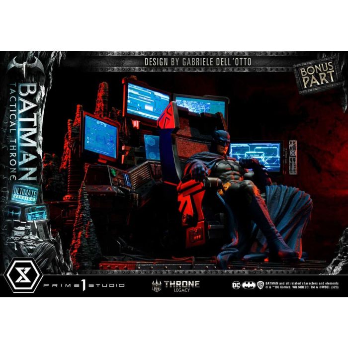 DC Comics Throne Legacy Collection Statue 1/3 Batman Tactical Throne Ultimate Bonus Version 57 cm