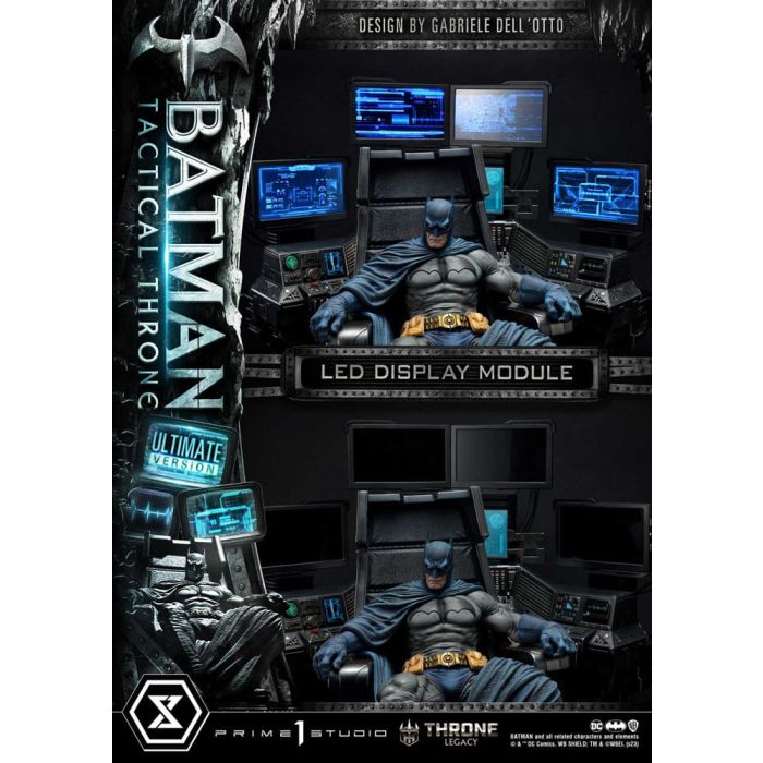 DC Comics Throne Legacy Collection Statue 1/3 Batman Tactical Throne Ultimate Bonus Version 57 cm