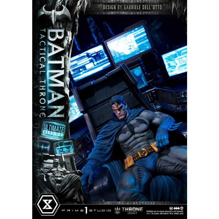 DC Comics Throne Legacy Collection Statue 1/3 Batman Tactical Throne Ultimate Bonus Version 57 cm