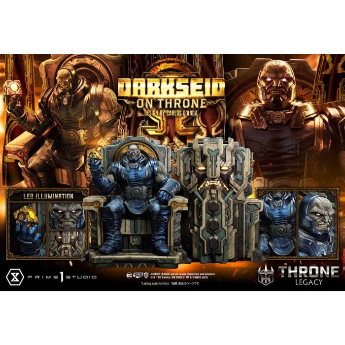 Throne Legacy Series Statue 1/4 Justice League (Comics) Darkseid on Throne Design by Carlos D'Anda Deluxe Version 65 cm
