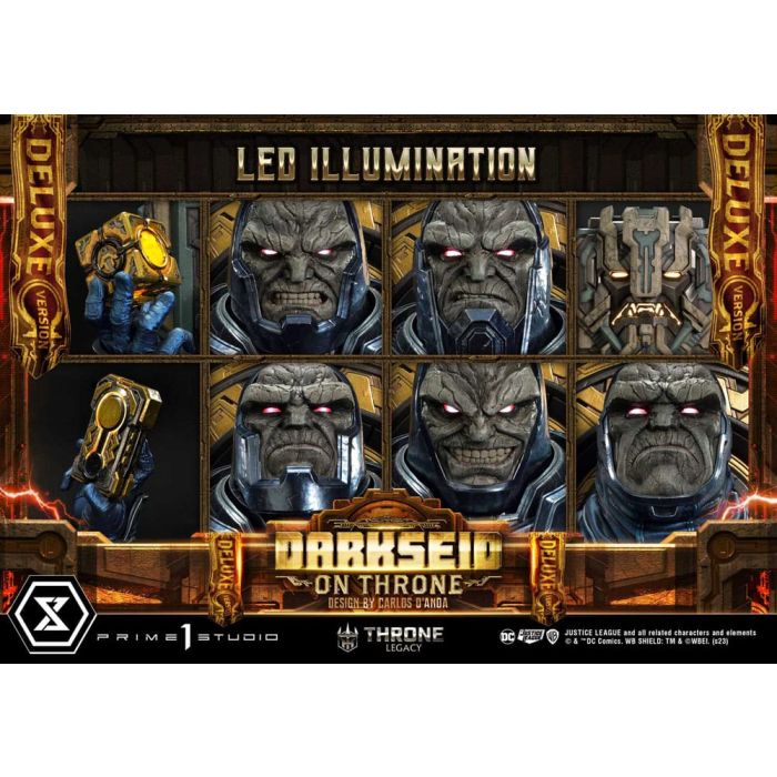 Throne Legacy Series Statue 1/4 Justice League (Comics) Darkseid on Throne Design by Carlos D'Anda Deluxe Version 65 cm
