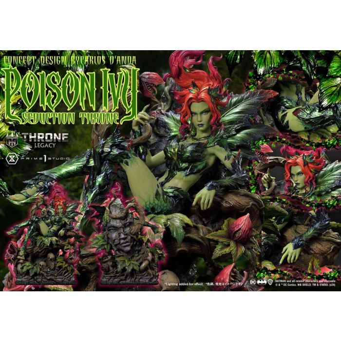 DC Comics Throne Legacy Collection Statue 1/4 Batman Poison Ivy Seduction Throne Deluxe Version 55 cm