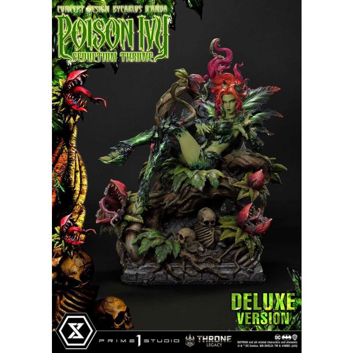 DC Comics Throne Legacy Collection Statue 1/4 Batman Poison Ivy Seduction Throne Deluxe Bonus Version 55 cm