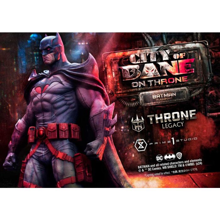 DC Comics Throne Legacy Collection Statue Statue 1/4 Flashpoint Batman Bonus Version 60 cm