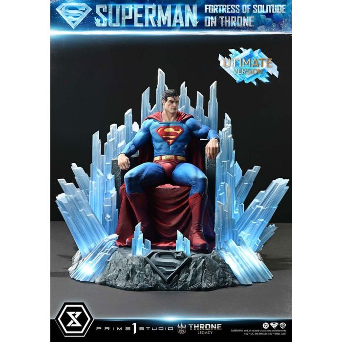 DC Comics Throne Legacy Collection Statue Statue 1/4 Superman Fortress of Solitude on Throne (Design by Gabriele Dell'Otto) Ultimate Bonus Version