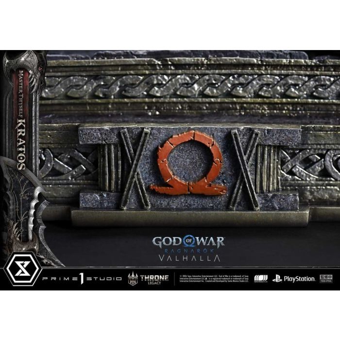 Throne Legacy God of War Series Statue 1/3 Ragnarok Master Thyself Kratos  67 cm