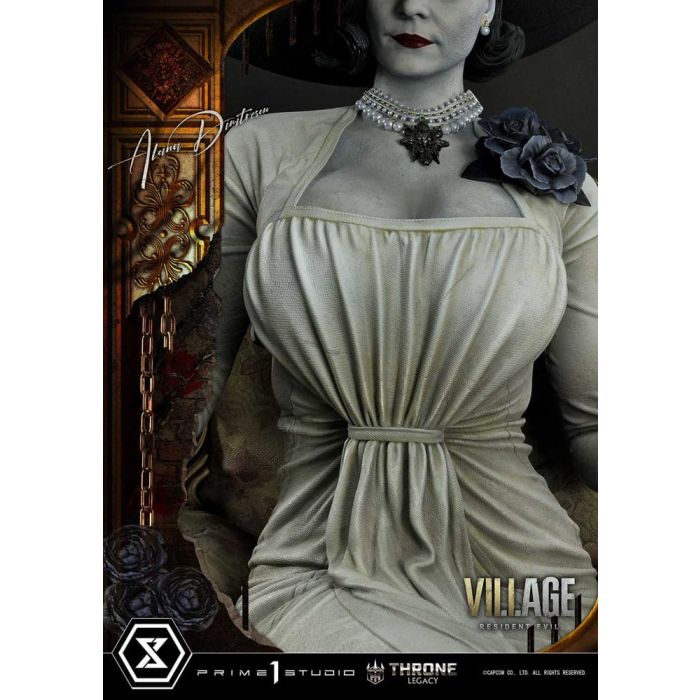 Resident Evil Village Throne Legacy Collection Statue 1/4 Alcina Dimitrescu Deluxe Version 66 cm
