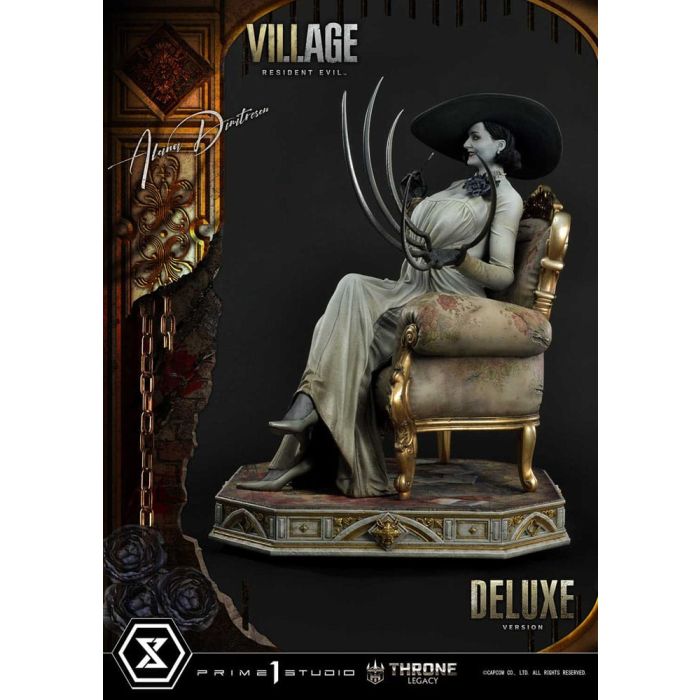 Resident Evil Village Throne Legacy Collection Statue 1/4 Alcina Dimitrescu Deluxe Version 66 cm