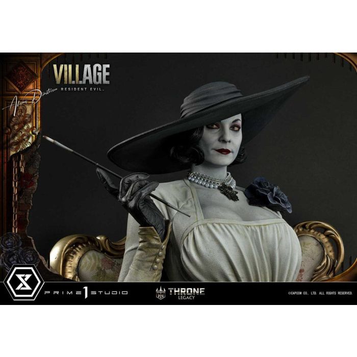 Resident Evil Village Throne Legacy Collection Statue 1/4 Alcina Dimitrescu Deluxe Version 66 cm
