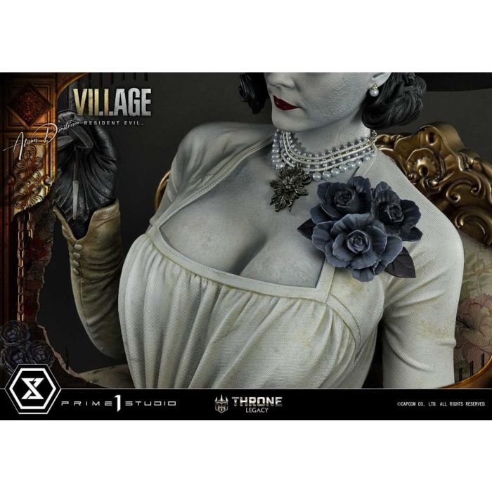 Resident Evil Village Throne Legacy Collection Statue 1/4 Alcina Dimitrescu Deluxe Version 66 cm