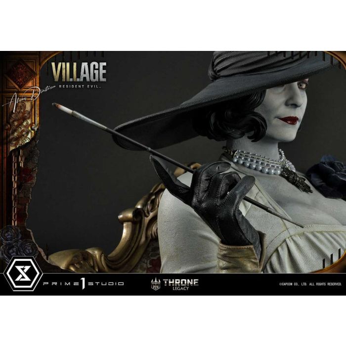 Resident Evil Village Throne Legacy Collection Statue 1/4 Alcina Dimitrescu Deluxe Version 66 cm