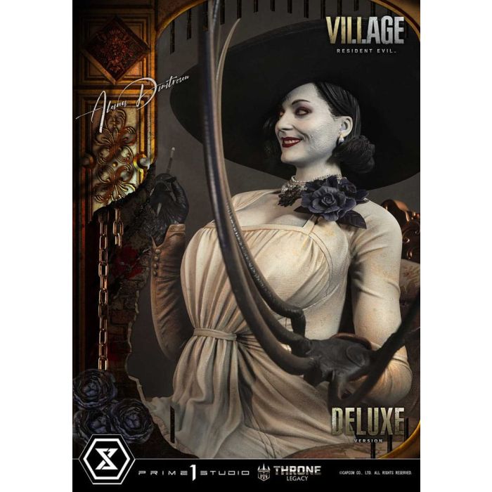 Resident Evil Village Throne Legacy Collection Statue 1/4 Alcina Dimitrescu Deluxe Version 66 cm