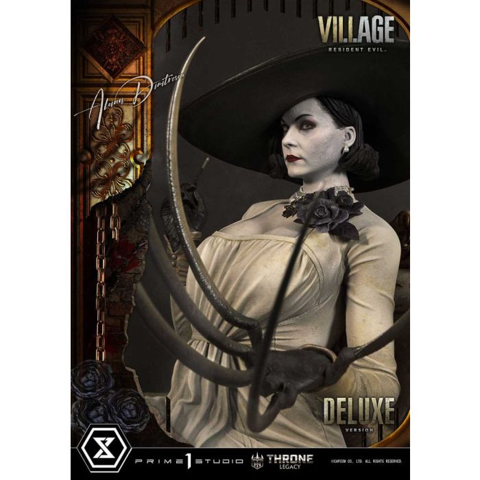 Resident Evil Village Throne Legacy Collection Statue 1/4 Alcina Dimitrescu Deluxe Version 66 cm