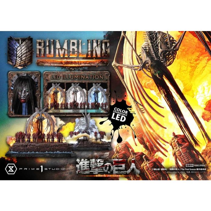 Attack on Titan West Ultimate Diorama Masterline Series Statue The Rumbling 64 cm