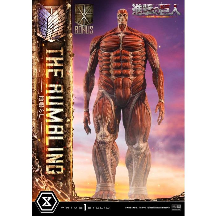 Attack on Titan West Ultimate Diorama Masterline Series Statue The Rumbling Bonus Version 64 cm