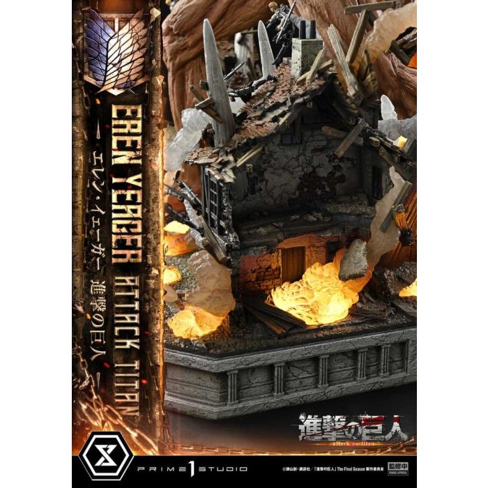 Attack on Titan (TV animation) Ultimate Diorama Masterline Statue Eren Yeager Attack Titan 81 cm
