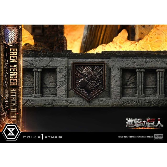 Attack on Titan (TV animation) Ultimate Diorama Masterline Statue Eren Yeager Attack Titan 81 cm