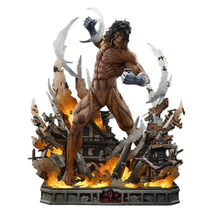 Attack on Titan (TV animation) Ultimate Diorama Masterline Statue Eren Yeager Attack Titan Bonus Version 81 cm
