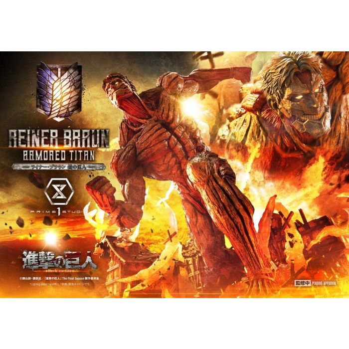 Attack on Titan (TV animation) Ultimate Diorama Masterline Statue Reiner Braun Armored Titan 75 cm