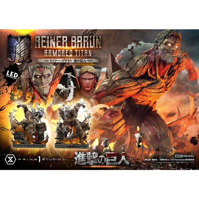 Attack on Titan (TV animation) Ultimate Diorama Masterline Statue Reiner Braun Armored Titan 75 cm