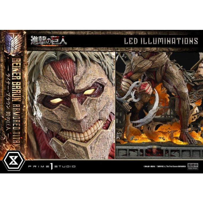 Attack on Titan (TV animation) Ultimate Diorama Masterline Statue Reiner Braun Armored Titan 75 cm
