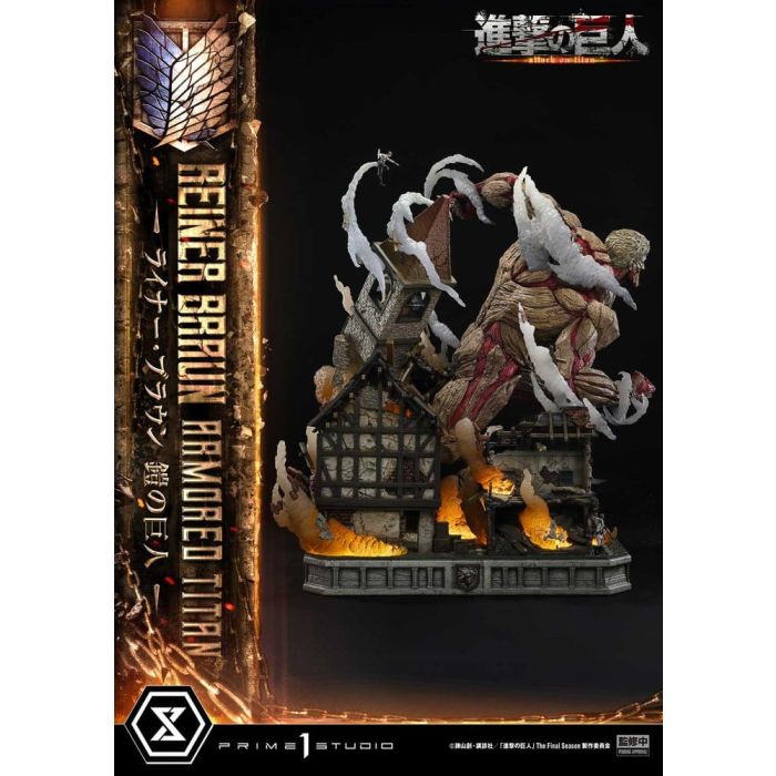 Attack on Titan (TV animation) Ultimate Diorama Masterline Statue Reiner Braun Armored Titan 75 cm