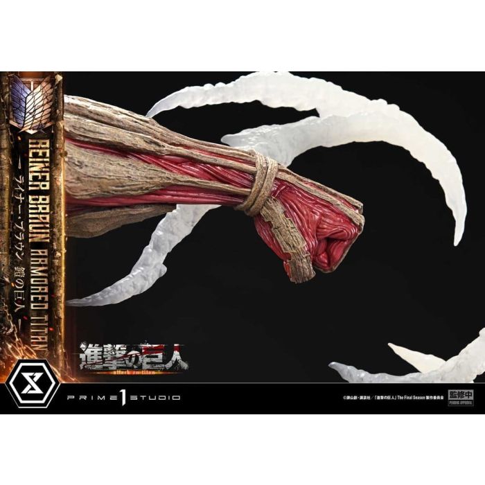 Attack on Titan (TV animation) Ultimate Diorama Masterline Statue Reiner Braun Armored Titan Bonus Version 75 cm