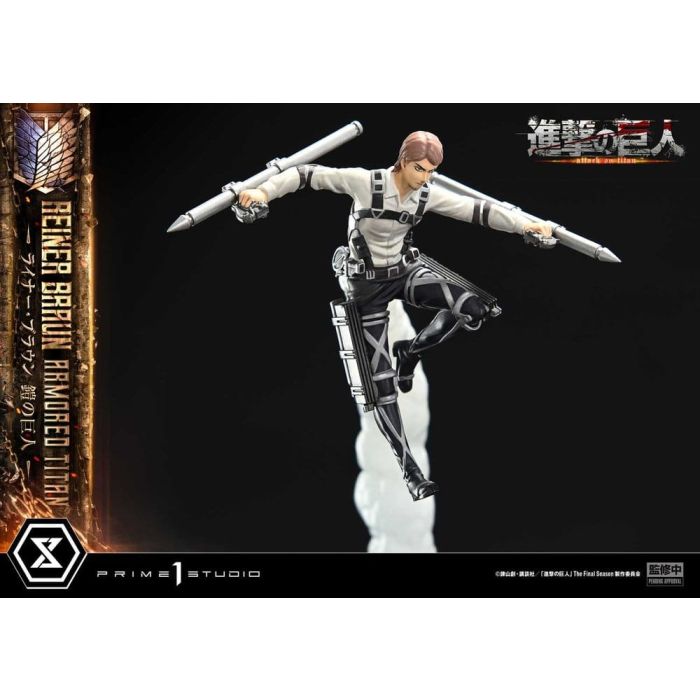 Attack on Titan (TV animation) Ultimate Diorama Masterline Statue Reiner Braun Armored Titan Bonus Version 75 cm