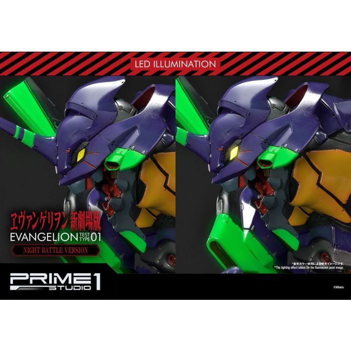 Neon Genesis Evangelion Statue Evangelion Test Type-01 Night Battle Version 77 cm