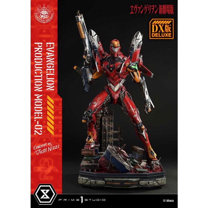 Rebuild of Evangelion Ultimate Diorama Masterline Series Statue Evangelion Production Model-02 (Concept By Josh Nizzi) Deluxe Version 73 cm