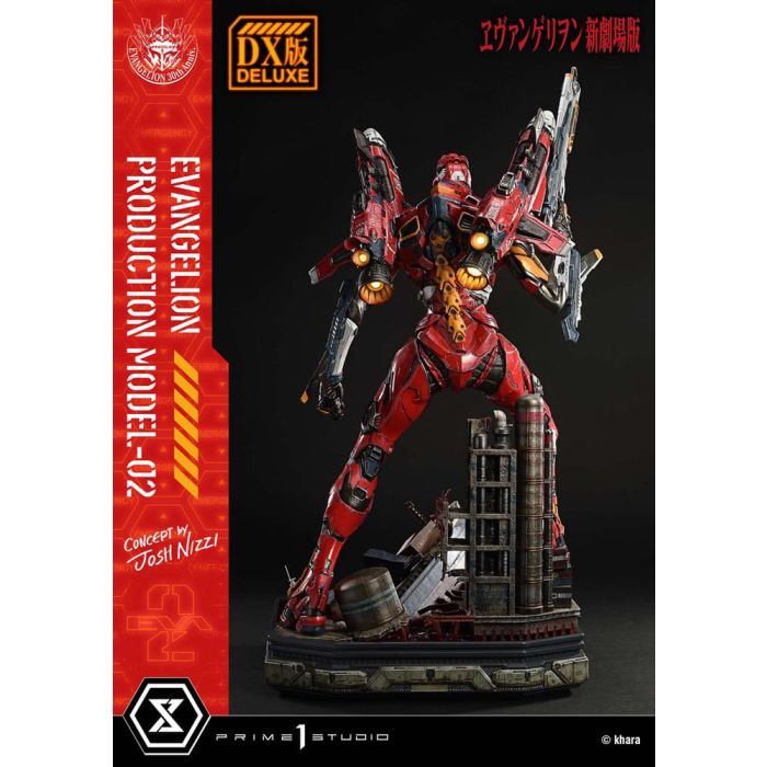 Rebuild of Evangelion Ultimate Diorama Masterline Series Statue Evangelion Production Model-02 (Concept By Josh Nizzi) Deluxe Bonus Version 73 cm