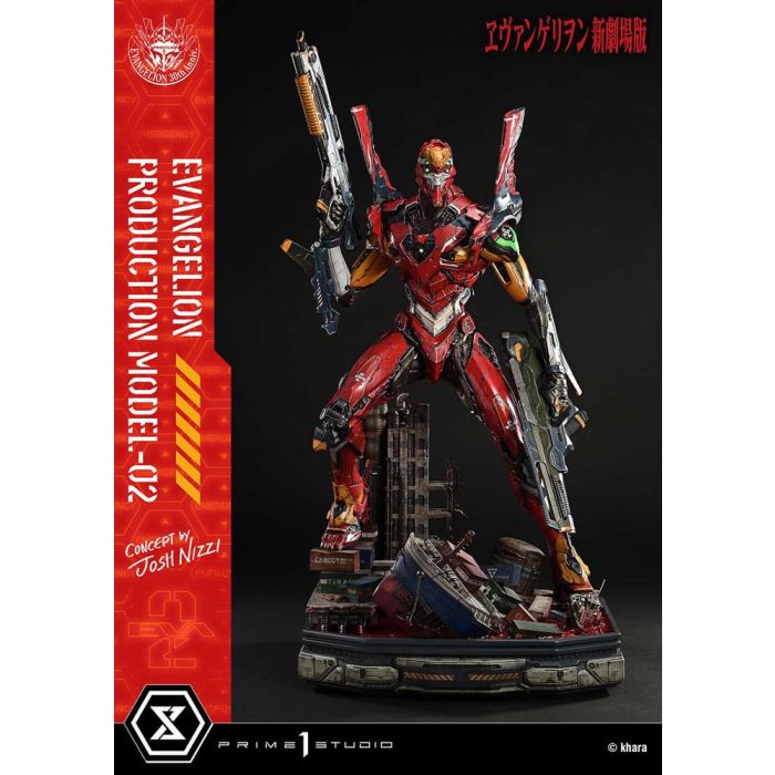 Rebuild of Evangelion Ultimate Diorama Masterline Series Statue Evangelion Production Model-02 (Concept By Josh Nizzi) Deluxe Bonus Version 73 cm