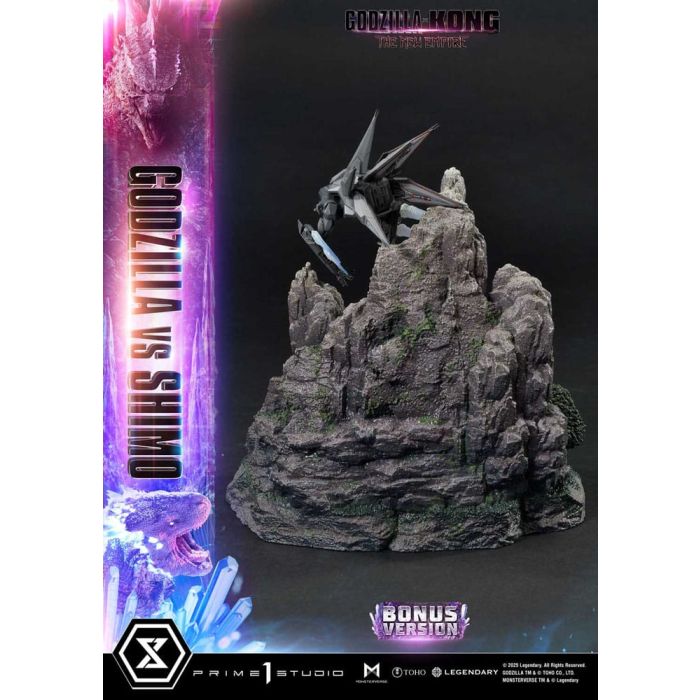 Godzilla x Kong: The New Empire Ultimate Diorama Masterline Series Statue Godzilla vs Shimo Bonus Version 86 cm