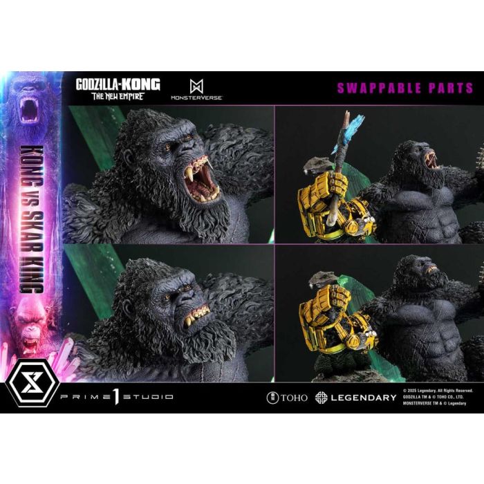 Godzilla x Kong: The New Empire Ultimate Diorama Masterline Series Statue Kong vs Skar King 104 cm