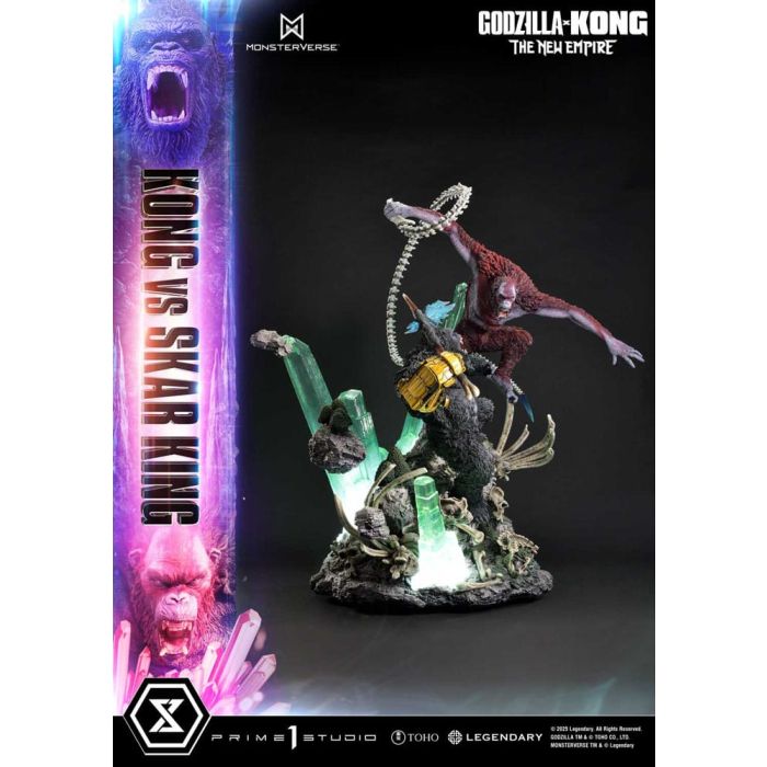 Godzilla x Kong: The New Empire Ultimate Diorama Masterline Series Statue Kong vs Skar King 104 cm