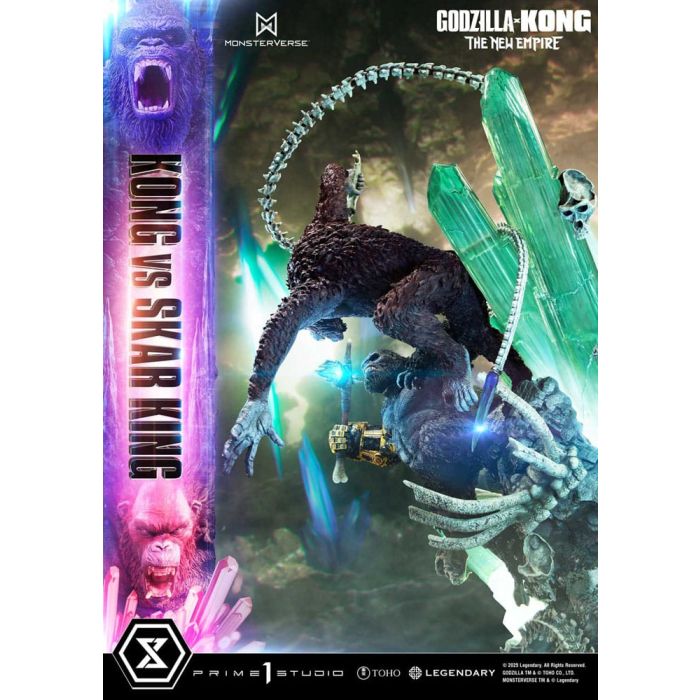Godzilla x Kong: The New Empire Ultimate Diorama Masterline Series Statue Kong vs Skar King 104 cm