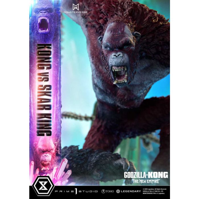 Godzilla x Kong: The New Empire Ultimate Diorama Masterline Series Statue Kong vs Skar King 104 cm