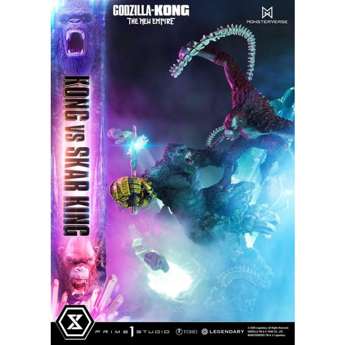 Godzilla x Kong: The New Empire Ultimate Diorama Masterline Series Statue Kong vs Skar King 104 cm