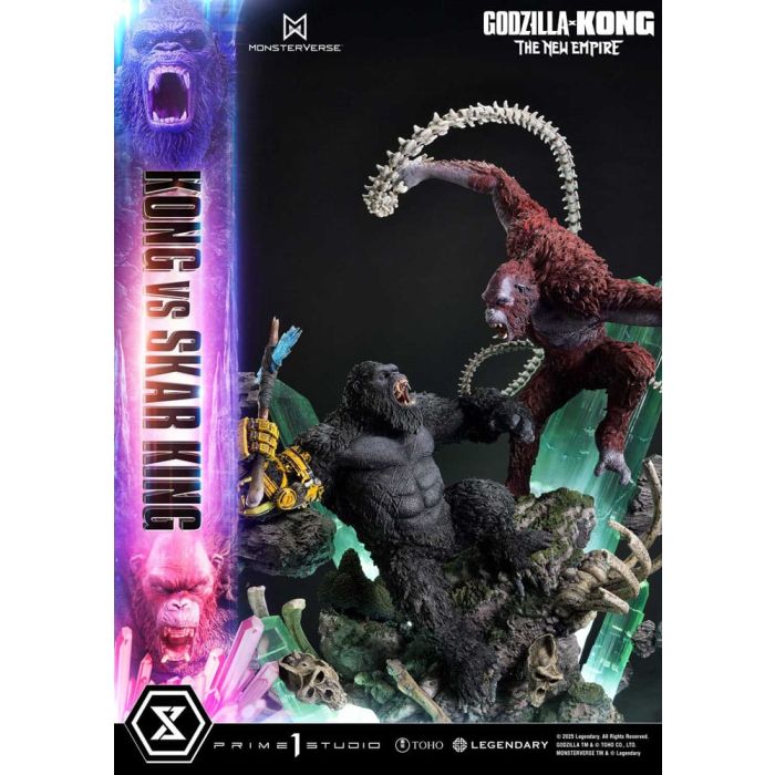 Godzilla x Kong: The New Empire Ultimate Diorama Masterline Series Statue Kong vs Skar King 104 cm