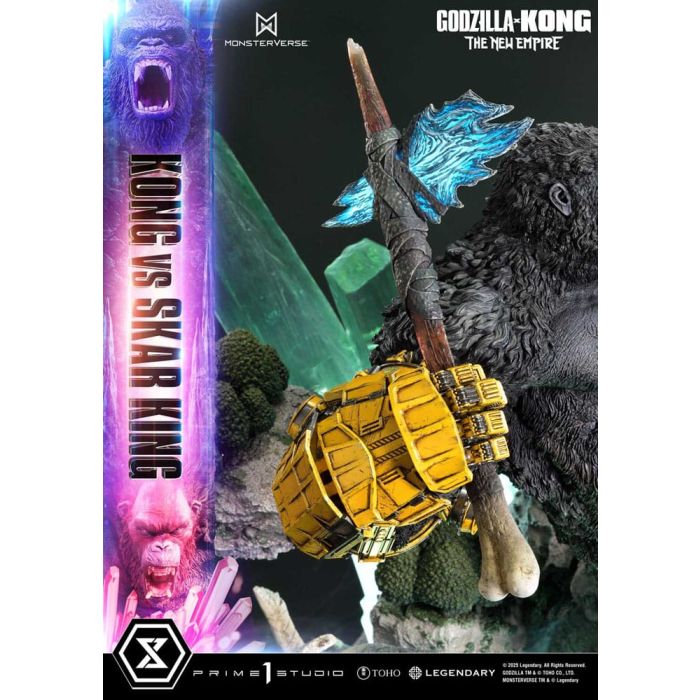 Godzilla x Kong: The New Empire Ultimate Diorama Masterline Series Statue Kong vs Skar King 104 cm