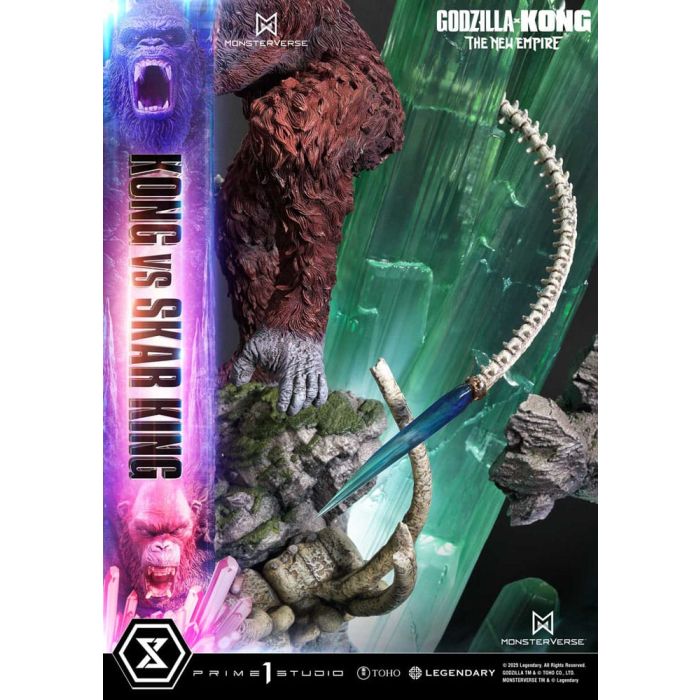 Godzilla x Kong: The New Empire Ultimate Diorama Masterline Series Statue Kong vs Skar King 104 cm