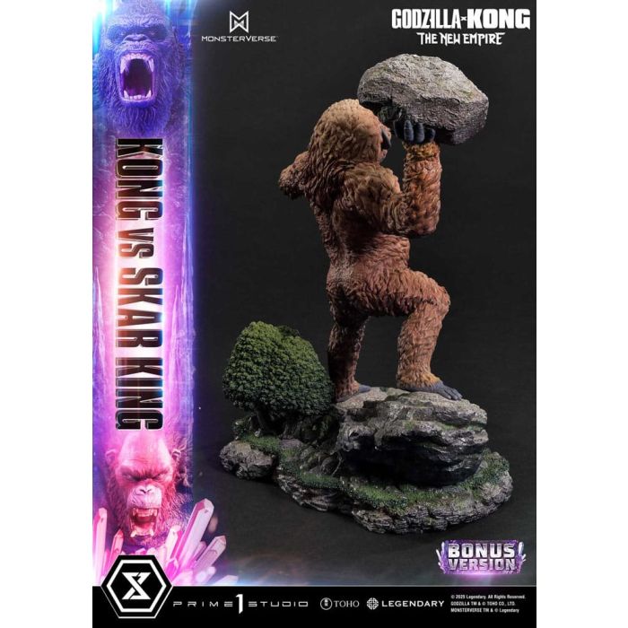 Godzilla x Kong: The New Empire Ultimate Diorama Masterline Series Statue Kong vs Skar King Bonus Version 104 cm